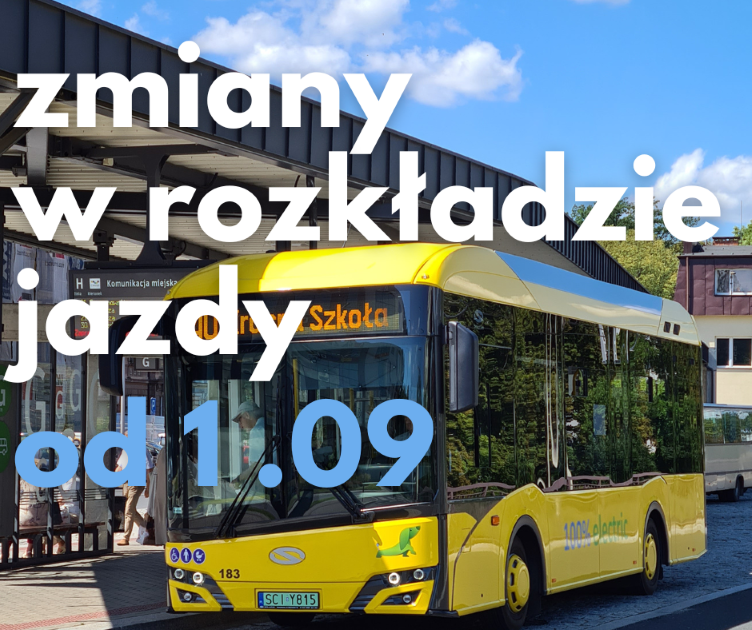 autobus miejski na dworcu w Cieszynie